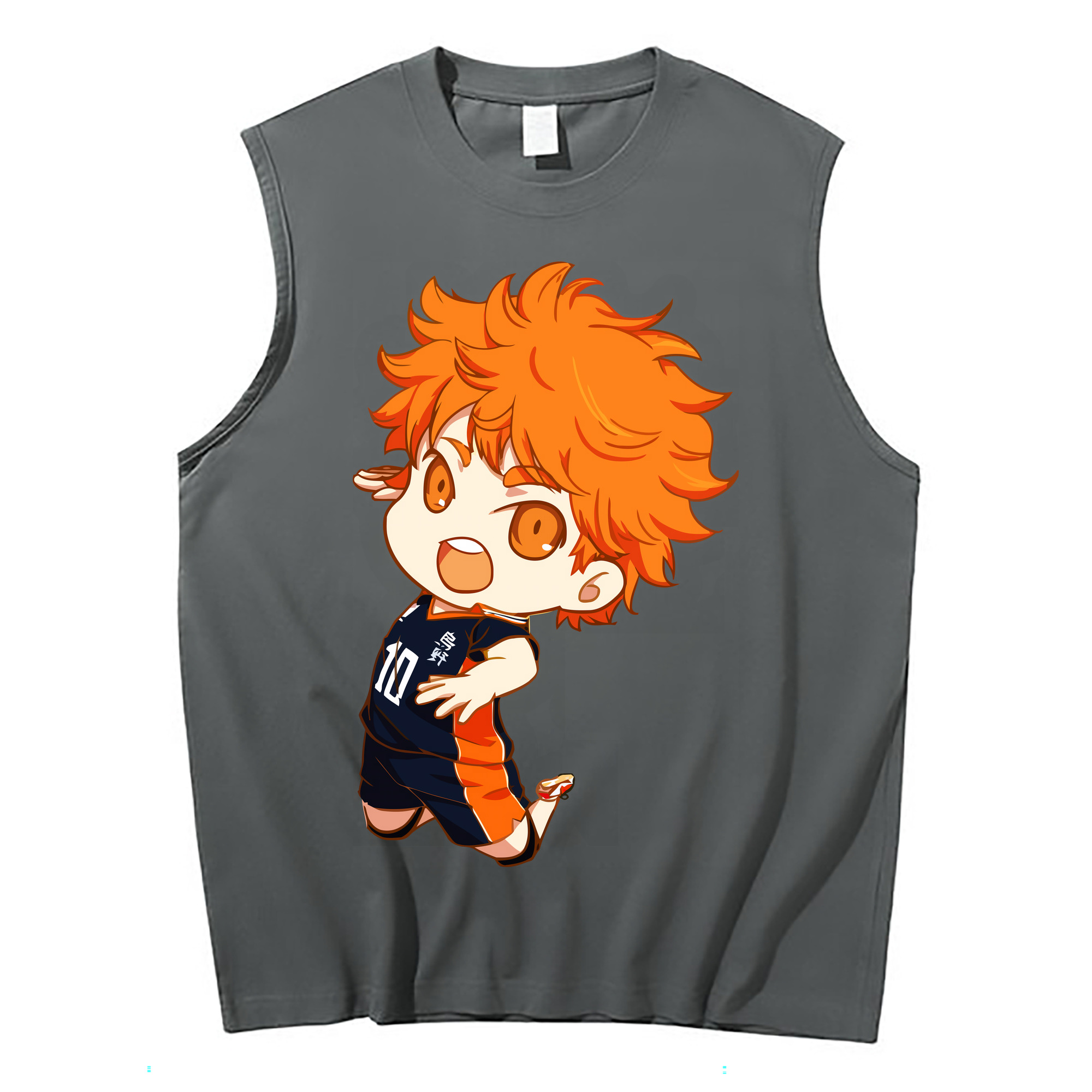 （画像用） ハイキュー!! Haikyu!! コットン100％タンクトップ（フロントプリント）